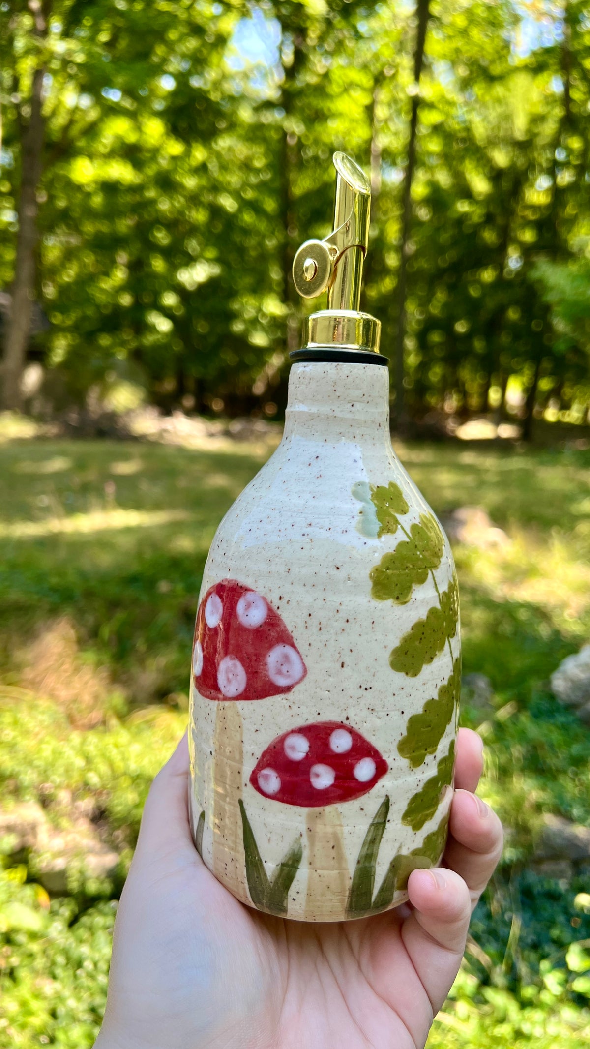 Cottage Core Oil Bottle