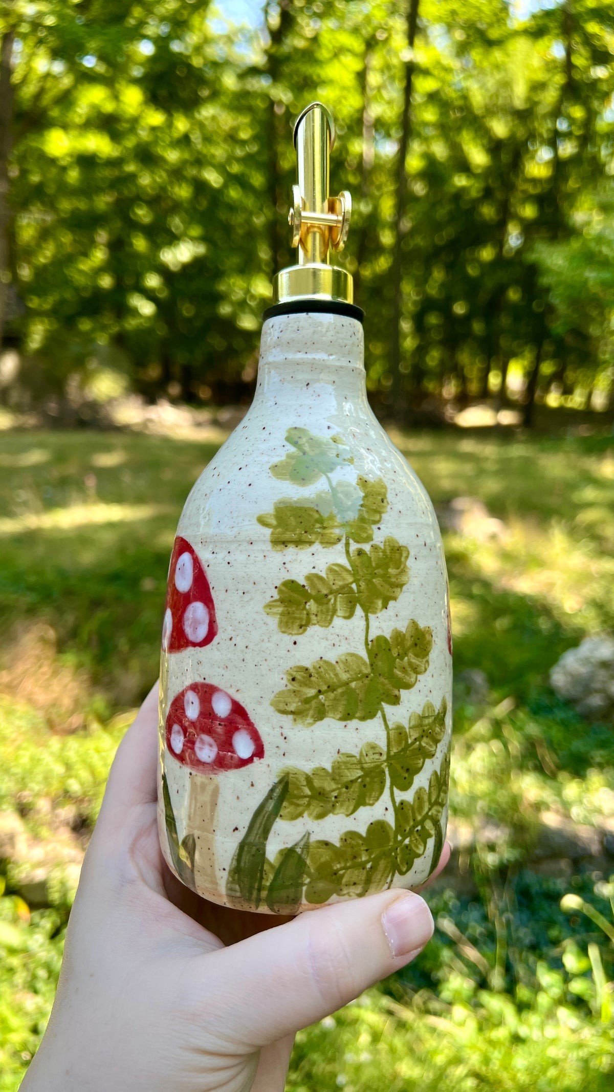 Cottage Core Oil Bottle