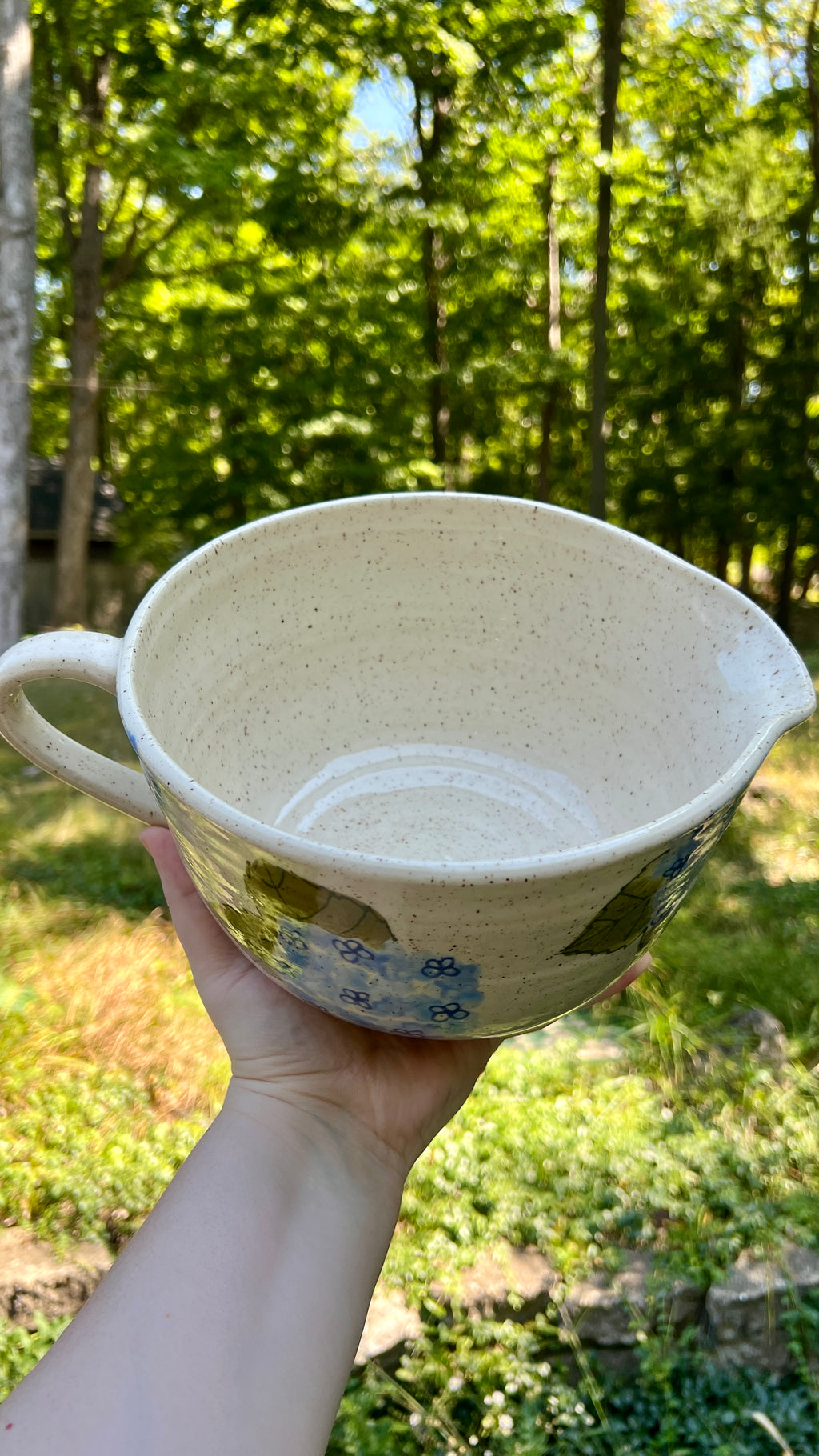 Hydrangea Mixing Bowl