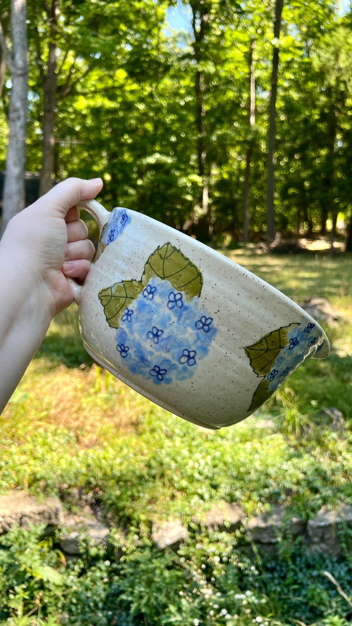 Hydrangea Mixing Bowl