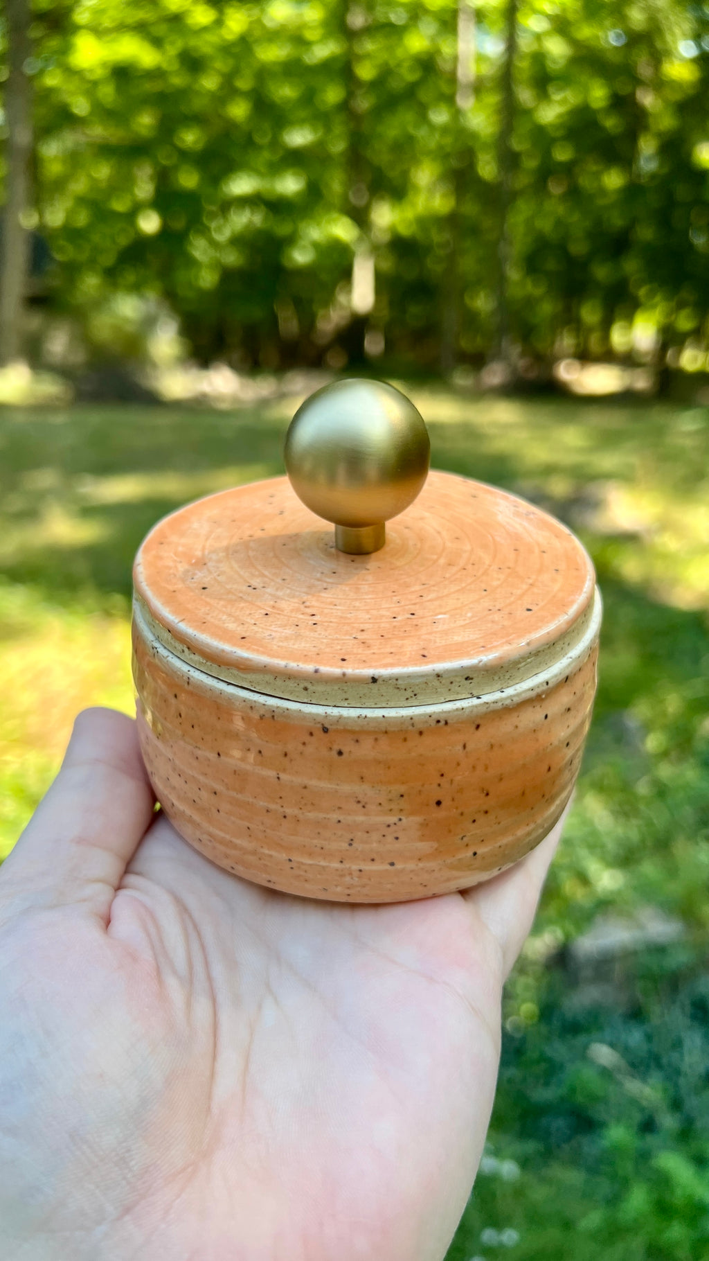 Tangerine Salt Cellar