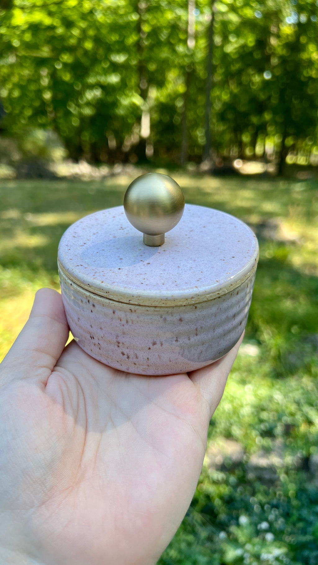Lavender Salt Cellar