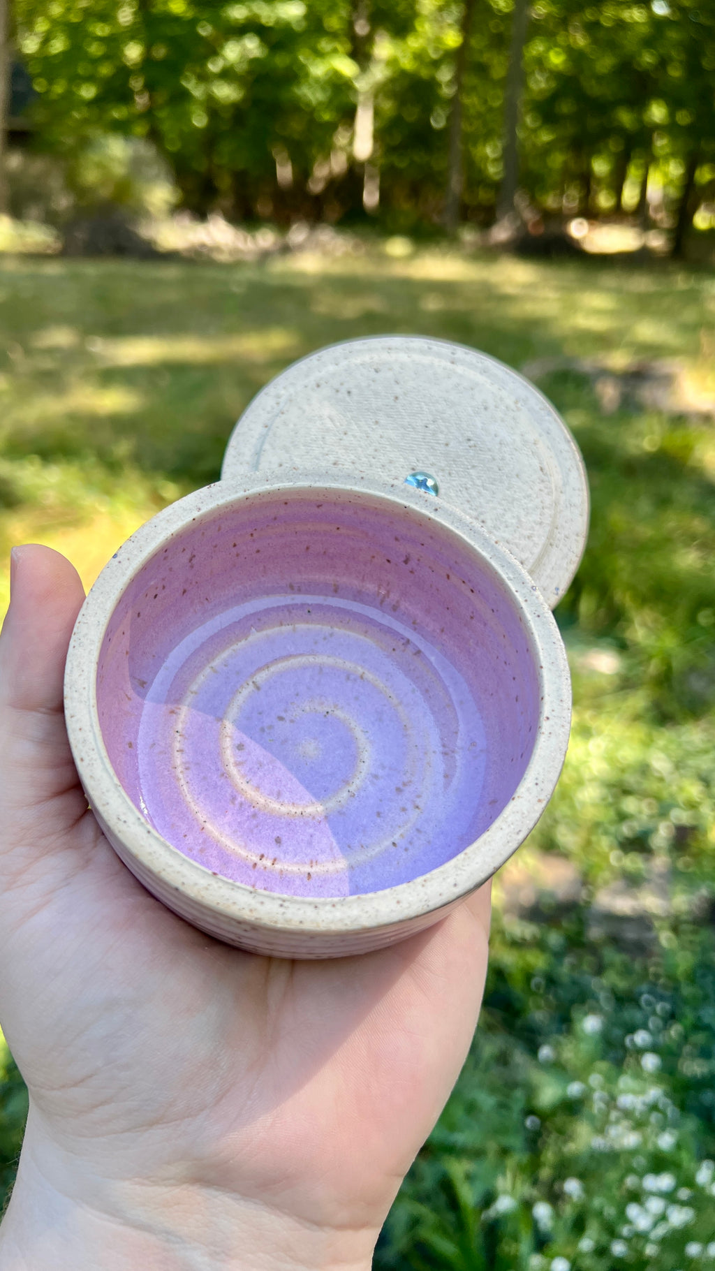 Lavender Salt Cellar