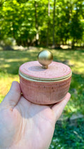 Rose Quartz Salt Cellar