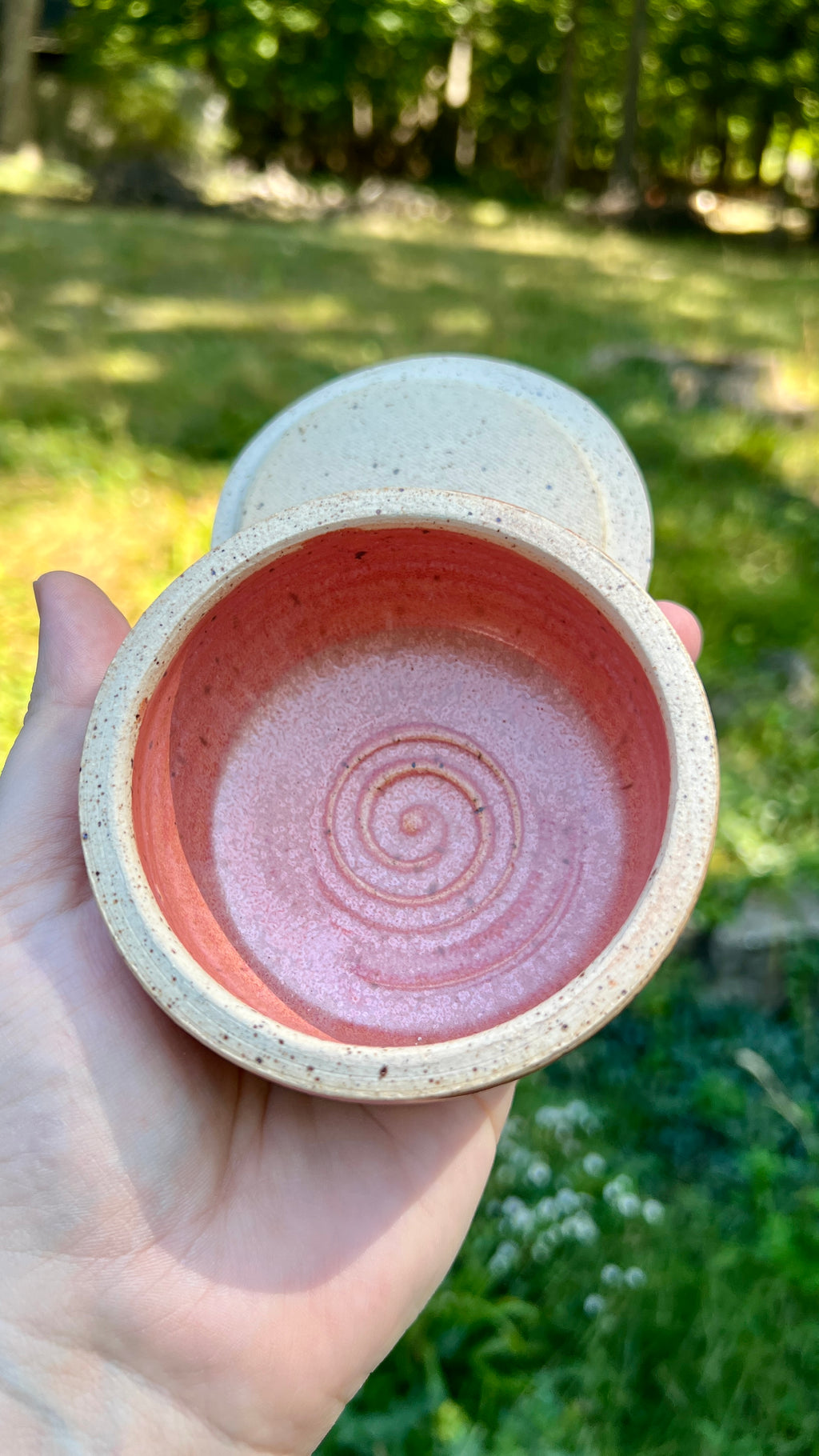 Rose Quartz Salt Cellar