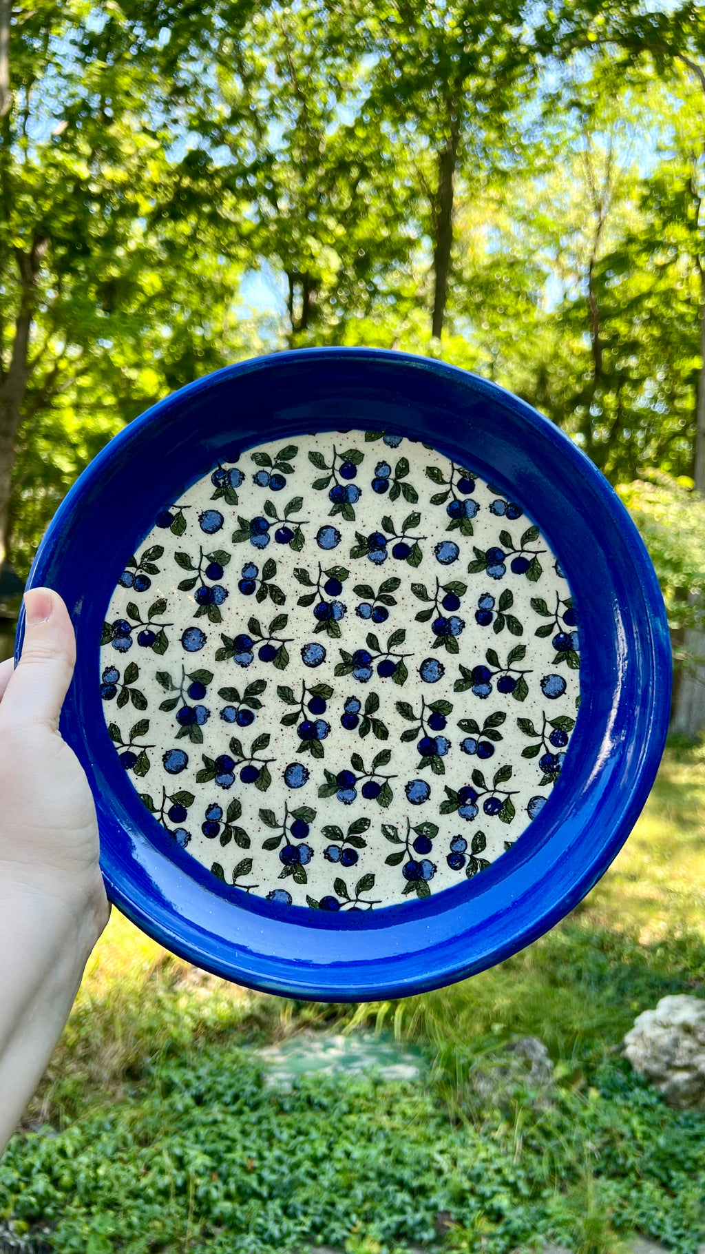 Blueberry Serving Dish