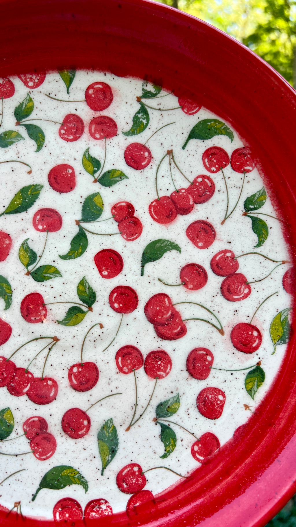 Cherry Serving Dish