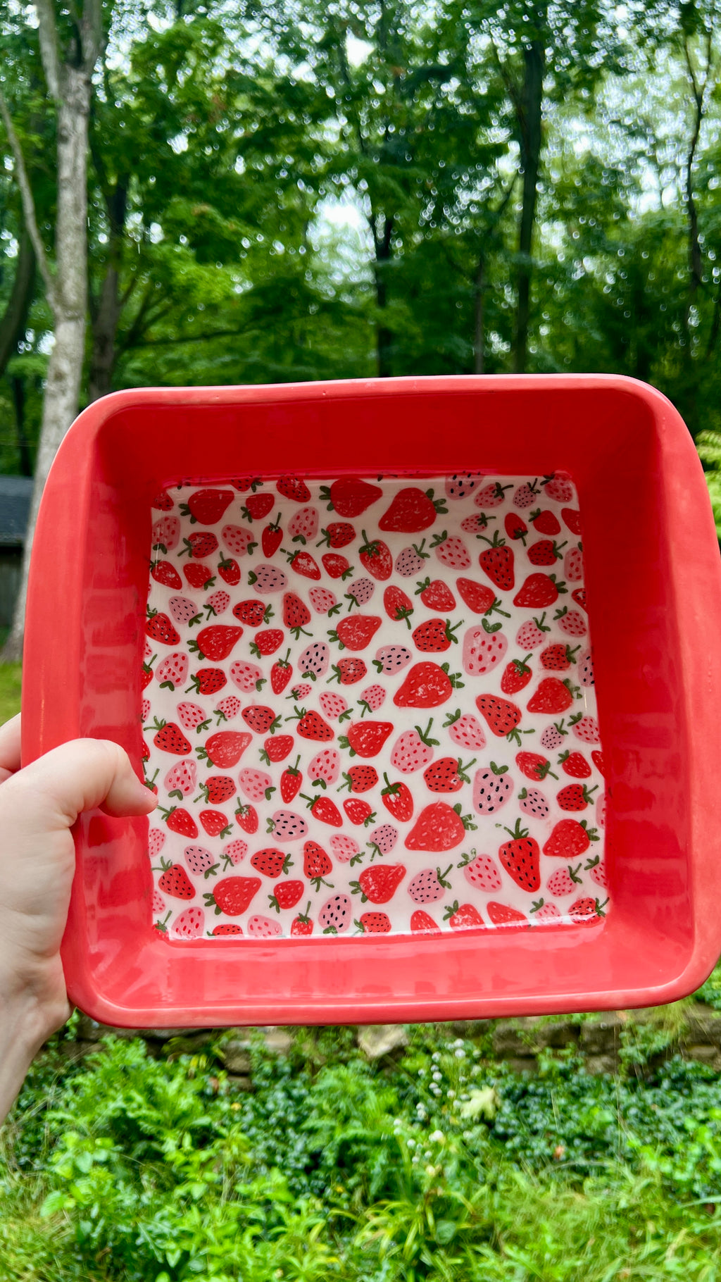 Strawberry Baking Dish