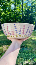 Lavender Field Serving Bowl