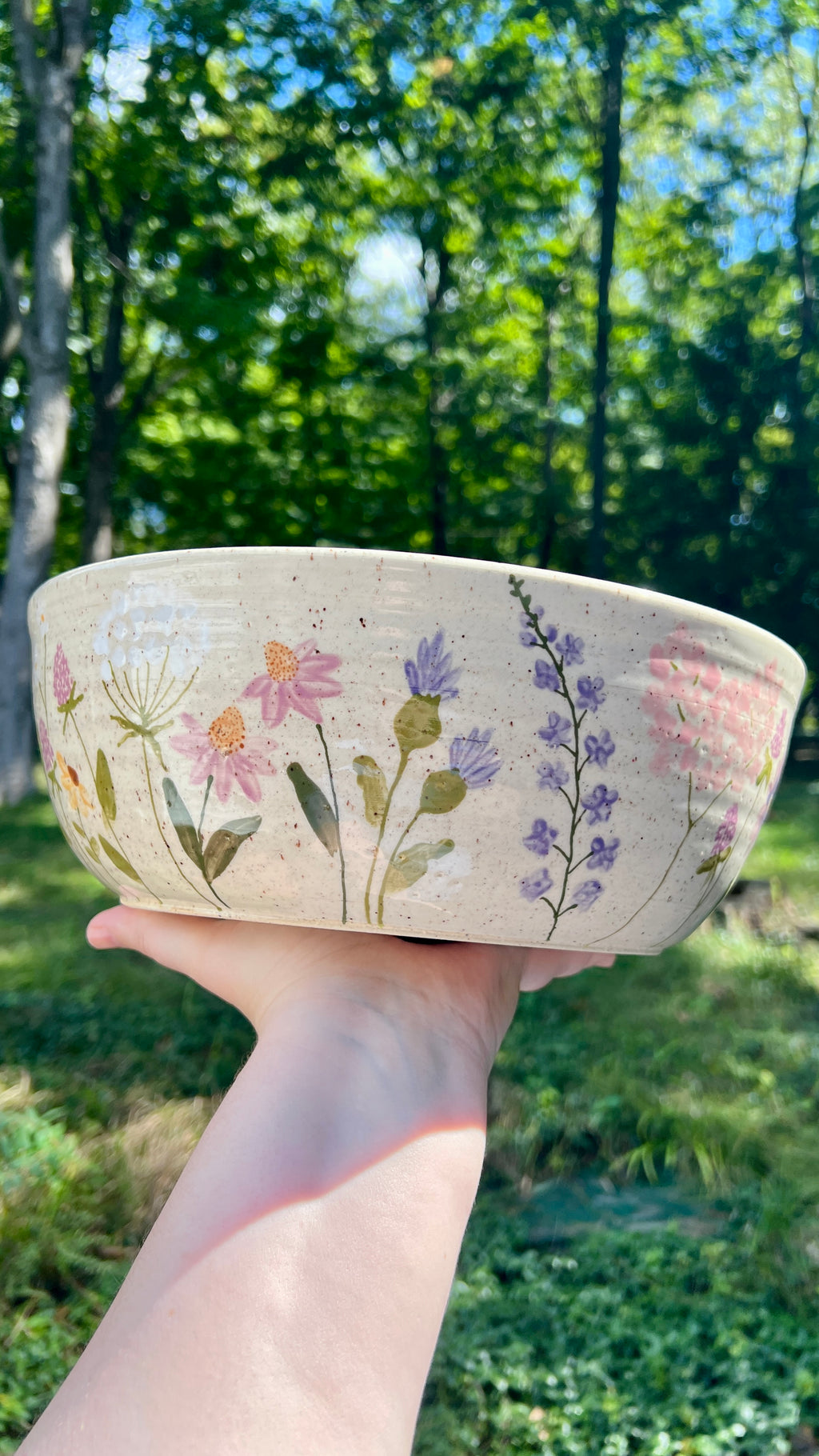 Wildflower Serving Bowl