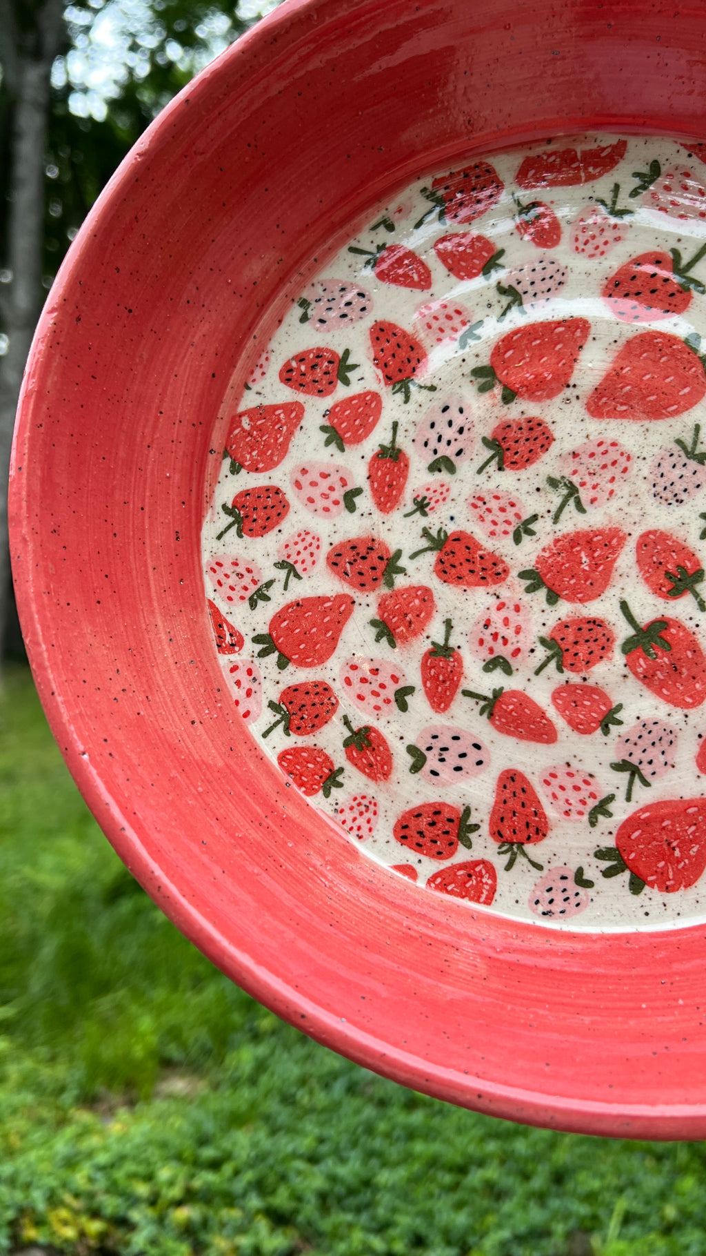 Strawberry Serving Dish