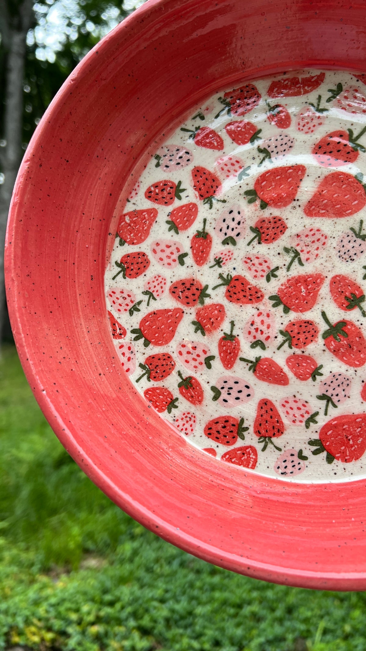 Strawberry Serving Dish