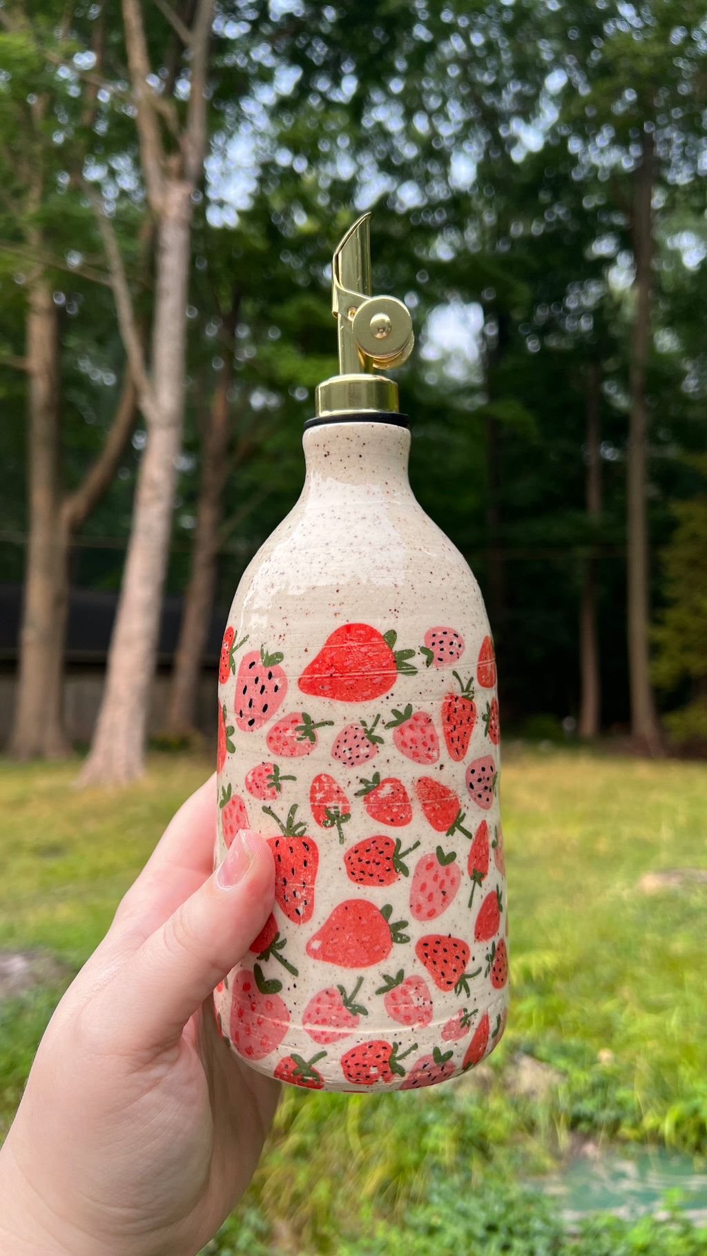 Strawberry Oil Bottle