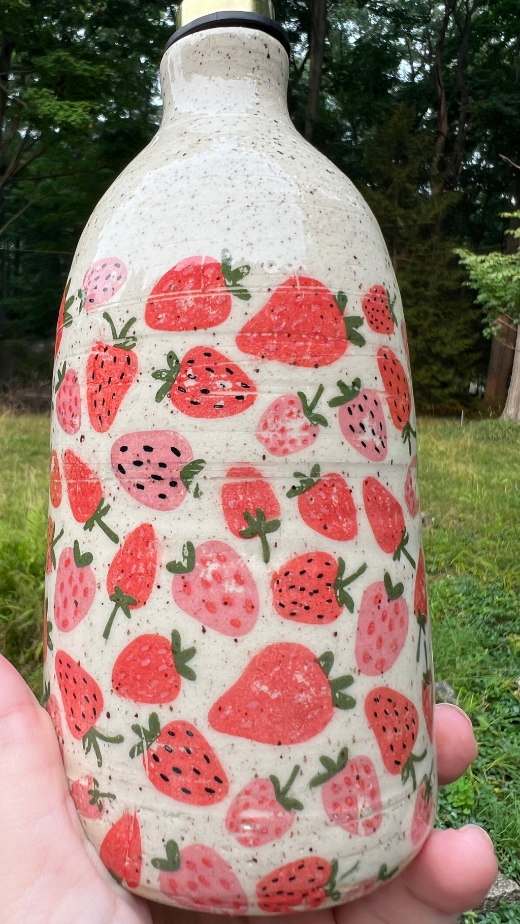 Strawberry Oil Bottle