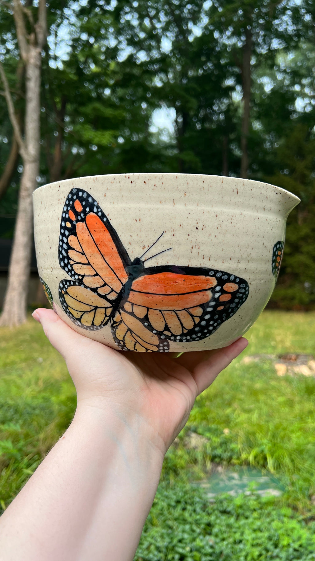 Monarch Butterfly Batter Bowl