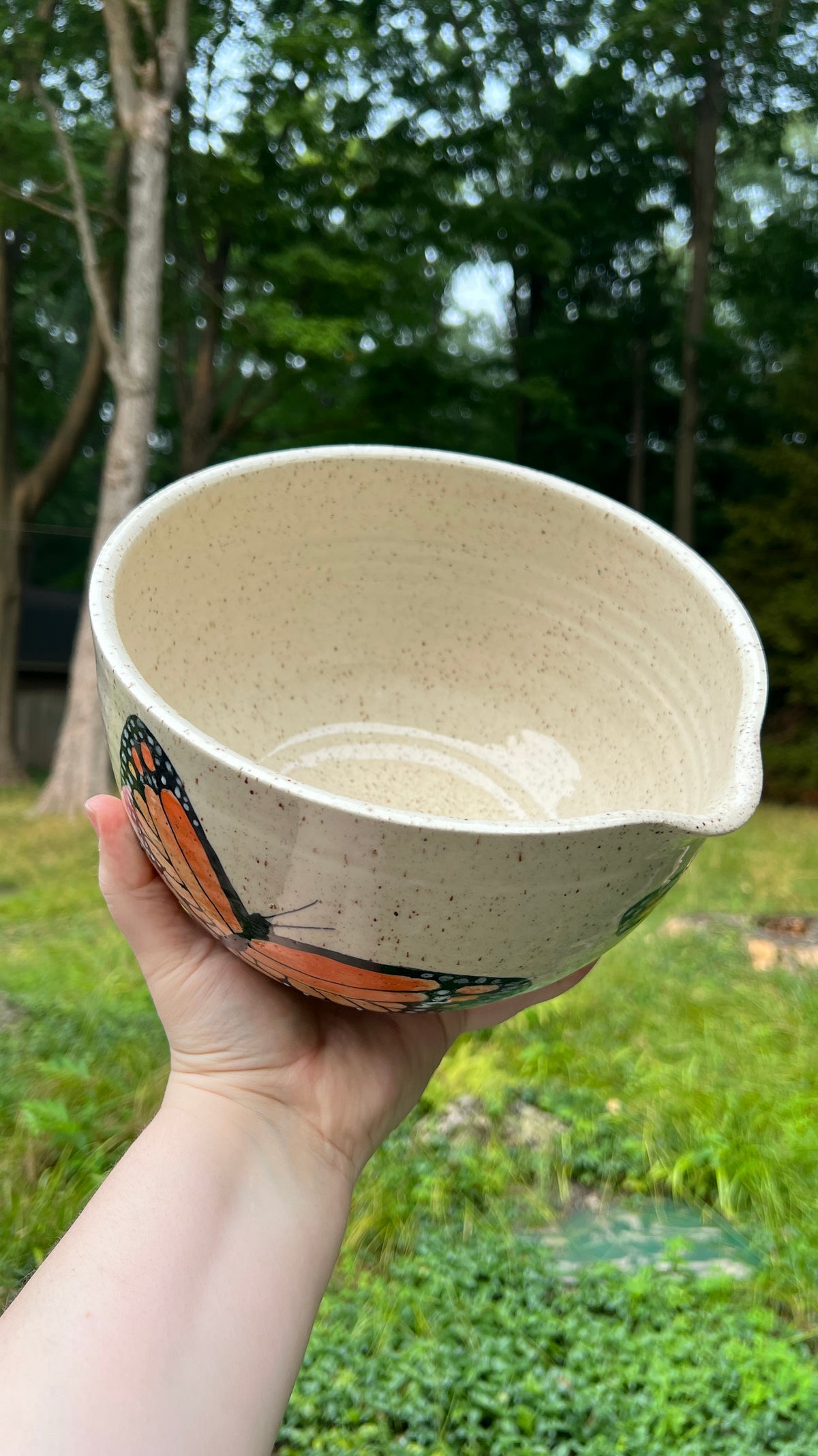 Monarch Butterfly Batter Bowl