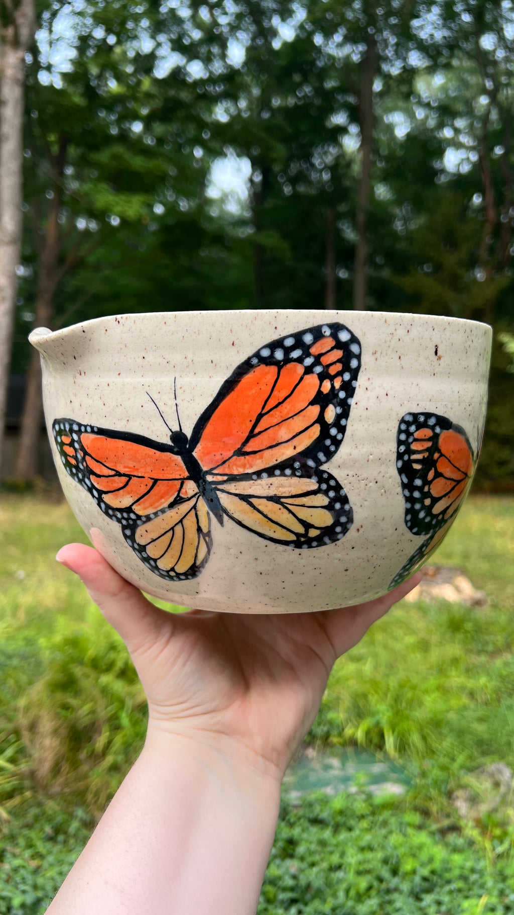 Monarch Butterfly Batter Bowl