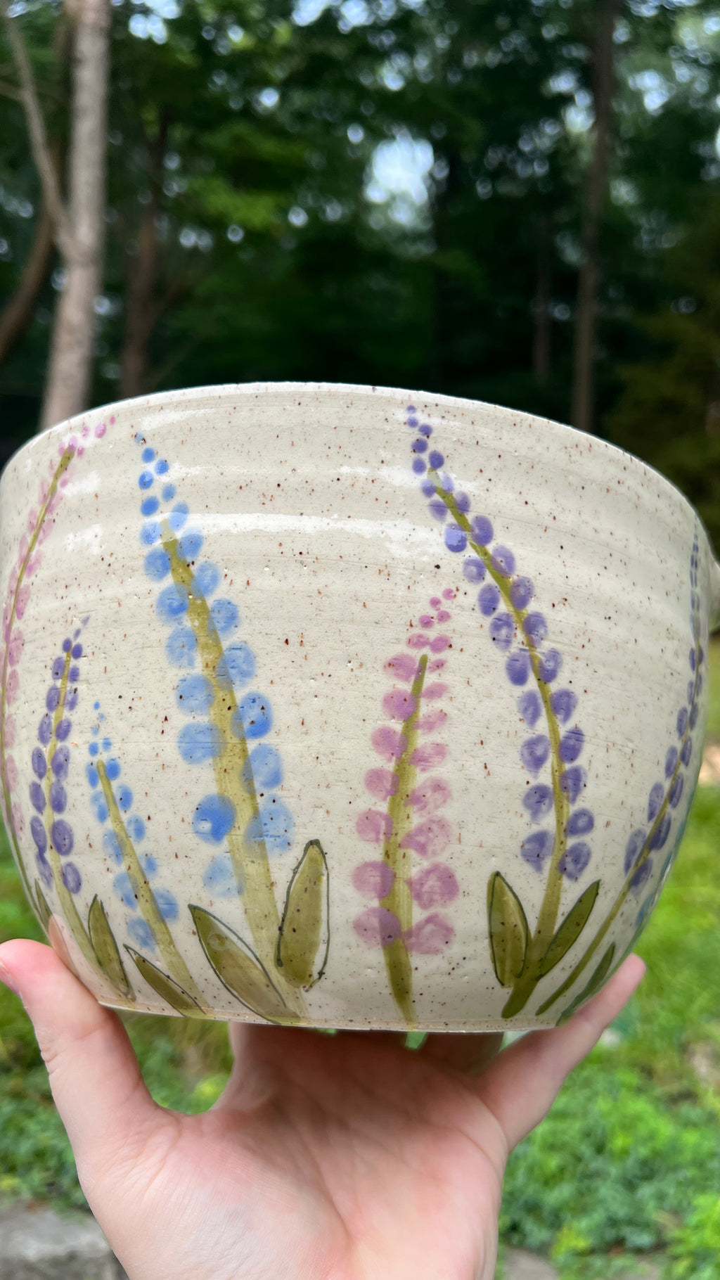 Lavender Field Batter Bowl